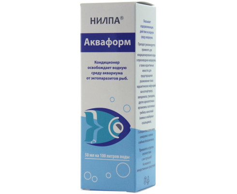 Кондиционер для аквариумной воды Нилпа Акваформ, 50 мл