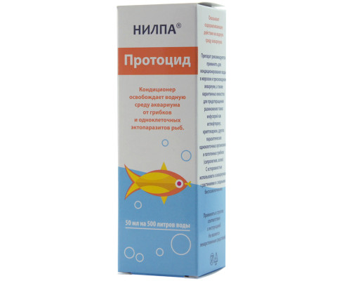 Кондиционер для аквариумной воды Нилпа Протоцид, 50 мл