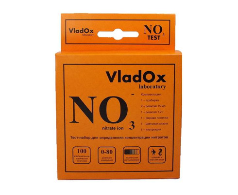 Тест-набор VladOx NO3, для измерения концентрации нитратов в воде