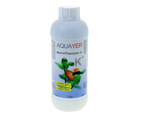 Кондиционер для воды Aquayer АнтиТоксин+К, 1 л