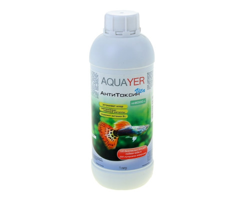 Кондиционер для воды Aquayer АнтиТоксин Vita, 1 л