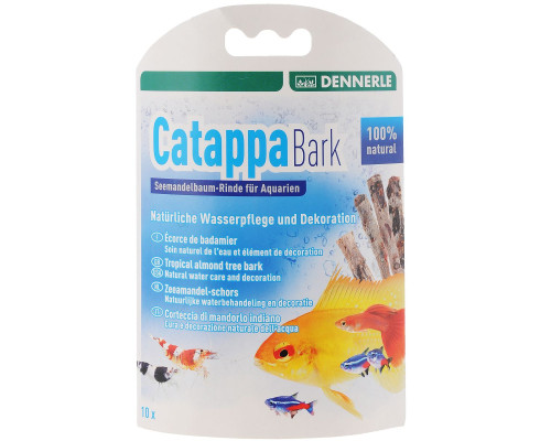 Кора тропического миндального дерева Dennerle Catappa Barks, 8 шт (12 см)