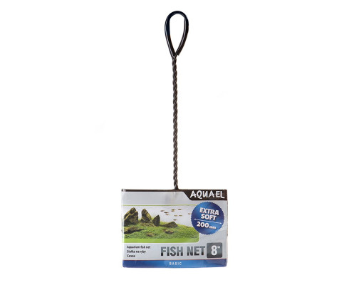 Сачок для рыбы Aquael FISH NET 8 \ 20см, черный