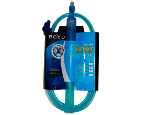 Сифон Boyu BY-2 Круглый с краном (41 см. ⌀40 мм.)