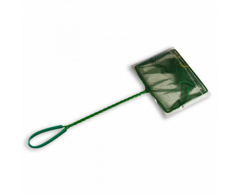 Сачок для аквариума с зеленой сеткой BARBUS Accessory 030, 15*12,5*30см
