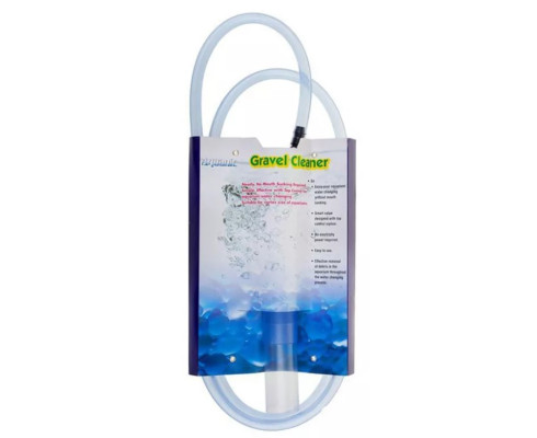 Сифон аквариумный с клапаном KW Zone Dophin Gravel Cleaner MC-85, 21,5 см