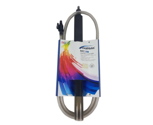  Сифон аквариумный с клапаном KW Zone Dophin Gravel Cleaner MC-240, 60 см