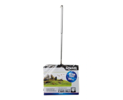 Сачок из мелкой сетки AQUAEL TELESCOPIC FISH NET 6" / 15 х 12.5 см
