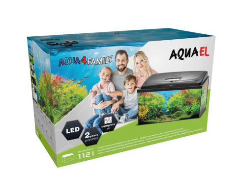 Аквариум AQUAEL AQUA4FAMILY 80 прямой, 112л