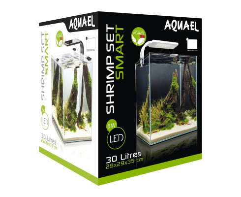 Аквариум AQUAEL SHRIMP SET SMART LED PLANT ll 30 куб, 30л
