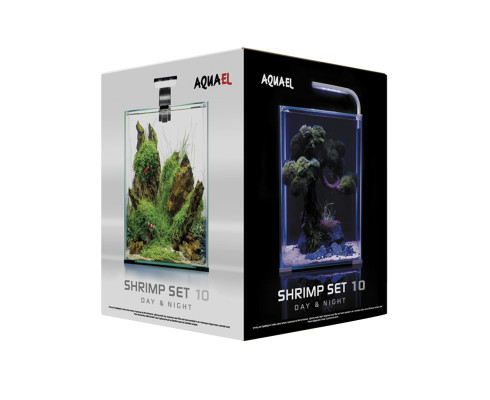 Aквариум AQUAEL SHRIMP SET DAY & NIGHT 10 куб, 10л
