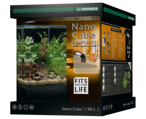 Нано-аквариум Dennerle NanoCube Complete+ 30 Style LED M