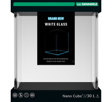 Аквариум Dennerle Nanocube White Glass из осветленного стекла, 30 л