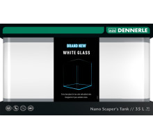 Аквариум Dennerle Nano Scaper's Tank White Glass из осветленного стекла, 35 л