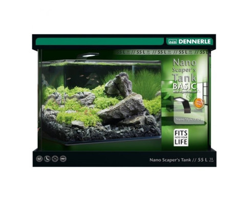 Панорамный нано-аквариум Dennerle Nano Scaper's Tank, 55 л.