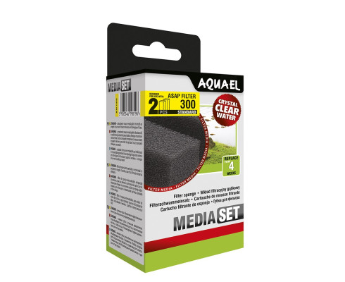 Губка для фильтра Aquael ASAP FILTER 300, крупнопористая (2шт)