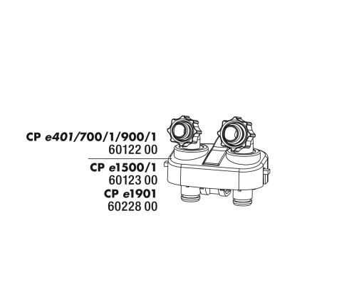 Блок кранов для фильтров CristalProfi e700/е900