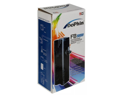 Внутренний фильтр Dophin FB-3000F с дождиком и углем 