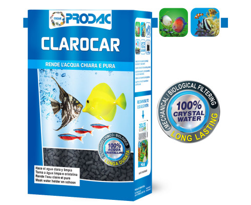 Фильтрующий материал Prodac Уголь древесный Clarocar 300 г