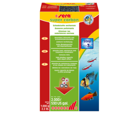 Активированный уголь Sera SUPER CARBON 1кг