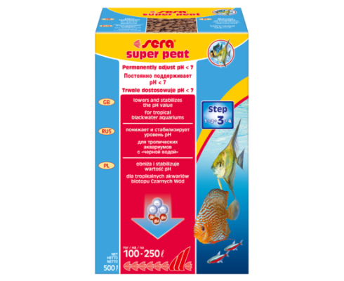 Торф гранулированный Sera SUPER PEAT 500г