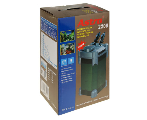 Внешний канистровый фильтр KW Zone Astro 2208, 8 Вт