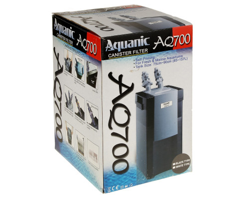 Внешний канистровый фильтр KW Zone Aquanic AQ-700, 15 Вт