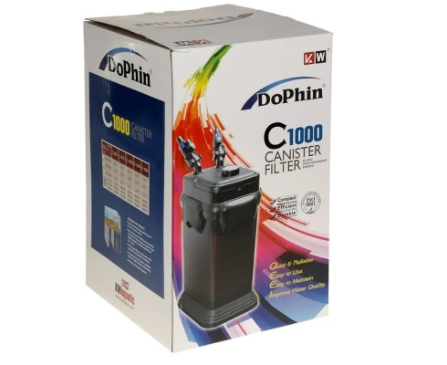 Внешний канистровый фильтр KW Zone Dophin C-1000, 15 Вт