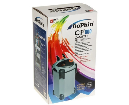 Внешний канистровый фильтр KW Zone Dophin CF-800 UV, 20 Вт