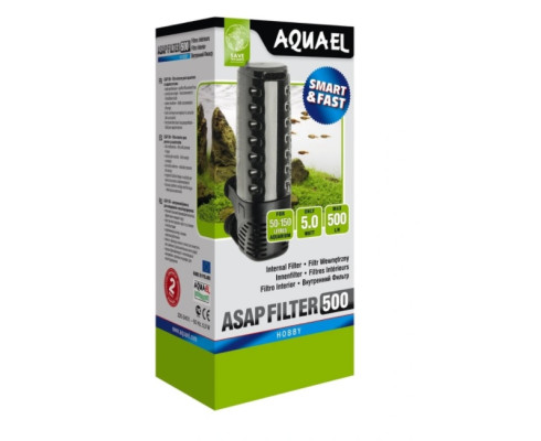 Внутренний фильтр AQUAEL ASAP FILTER 500 для аквариума 50 - 150 л