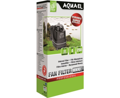 Внутренний фильтр AQUAEL FAN MIKRO plus для аквариума до 30 л