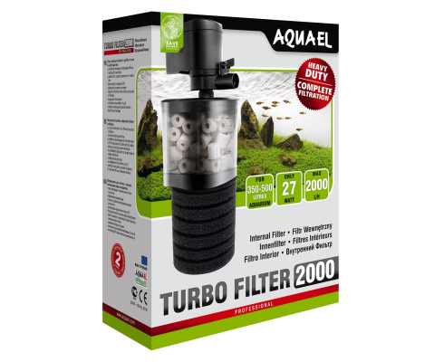Внутренний фильтр AQUAEL TURBO FILTER 2000 для аквариума 350 - 500 л