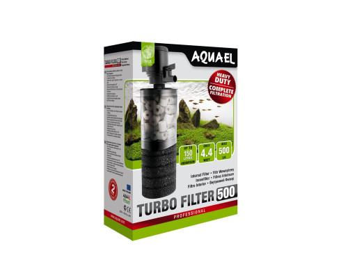 Внутренний фильтр AQUAEL TURBO FILTER 500 для аквариума до 150 л 
