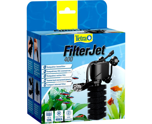 Фильтр внутренний Tetra FilterJet 400 компактный для аквариумов 50-120л, 400л/ч