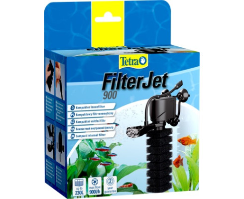 Фильтр внутренний Tetra FilterJet 900 компактный для аквариумов 170-230л, 900л/ч