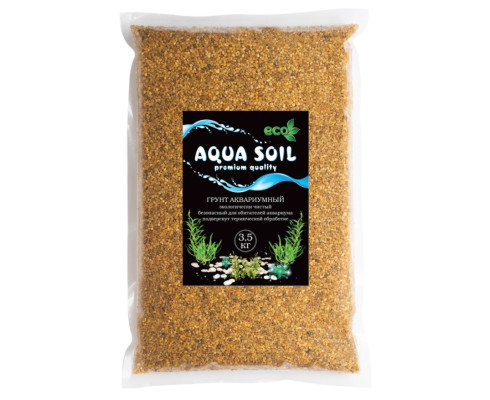 Грунт Aqua Soil ISLANDIA каменная крошка фракция 2-3 мм, 3,5 кг