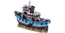 Декорация для аквариума Barbus "Лодка" 30,5x12x20 см