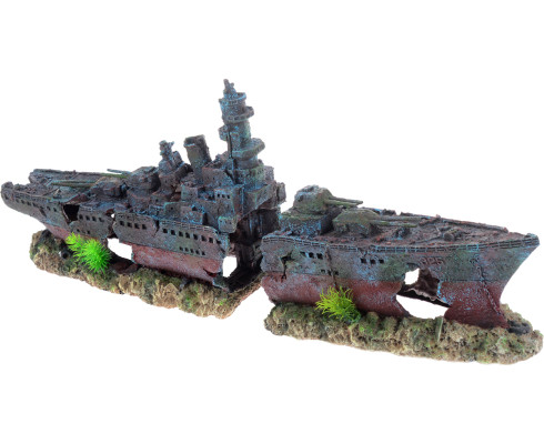  Декорация для аквариума Barbus "Корабль", 73,5x16,5x28,5 см