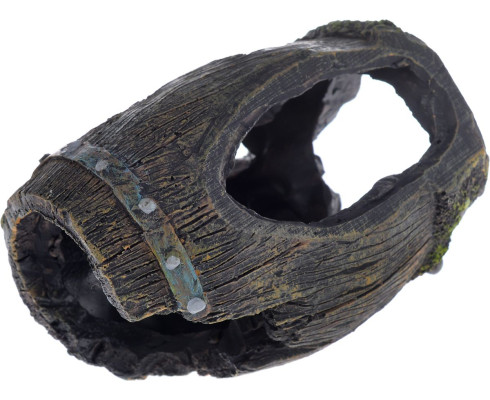 Декорация для аквариума Barbus "Бочка", 12x8,5x9 см