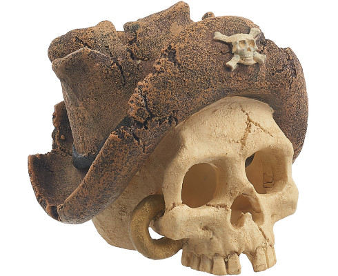 Декорация для аквариума Barbus Пиратский Череп 15x13,5x13 см