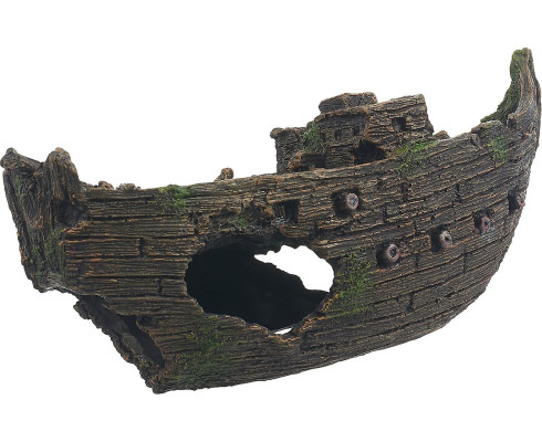 Декорация для аквариума Barbus Лодка 29x11,5x12,5 см