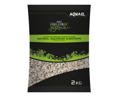 Грунт для аквариума доломитовый Aquael AQUA DECORIS DOLOMITE GRAVEL 2 - 4 мм, 2 кг (бежевый)
