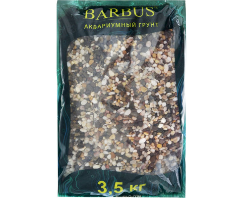 Грунт Barbus Феодосия №1, галька, 2 - 5 мм, 3,5 кг