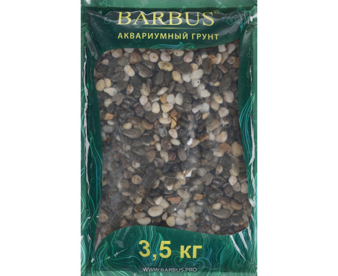 Грунт Barbus Феодосия №2, галька, 5 - 10 мм, 3,5 кг