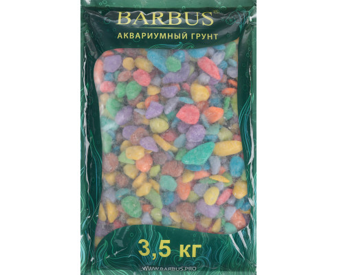 Грунт Barbus Микс, галтованный,  10 - 20 мм, 3,5 кг