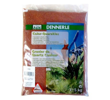 Грунт Dennerle Color Quartz Gravel оранжевый, 1-2 мм, 5 кг