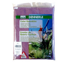 Грунт Dennerle Color Quartz Gravel фиолетовый, 1-2 мм, 5 кг