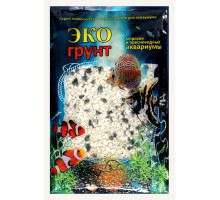 Грунт Гавайи, кварц, черно-белый, 2-4 мм, 3,5 кг