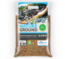 Грунт UDeco River Amber Янтарный гравий, 0,8-2 мм, 6 л (10 кг)