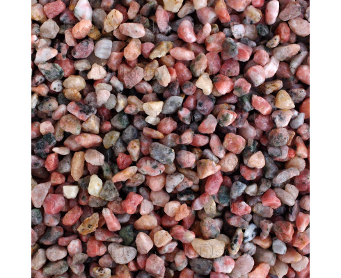 Грунт UDeco River Pink Розовый гравий, 6-8 мм, 2 л (3,3 кг)